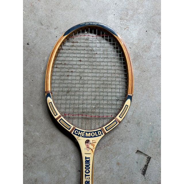 Collection of Vintage Chemold and MacGregor Wooden Tennis Rackets For Sale - Image 12 of 12