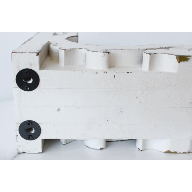 White French Style Carved Corbels W/ Hand-Turned Scrollwork Set/2 For Sale In Los Angeles - Image 6 of 6