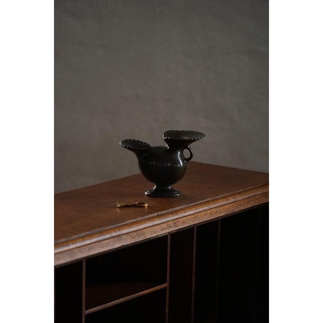 Art Deco Scandinavian Danish Model D‑118 Diskometal Vase from Just Andersen, 1930s For Sale - Image 15 of 16