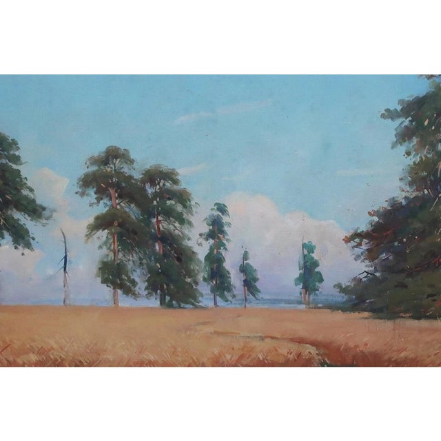 Vintage Impressionist Oil Painting: Ukrainian Forest Landscape, 1970s 98-147 For Sale - Image 4 of 6