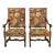 Pair of Antique French Os Du Mouton Walnut Armchairs For Sale