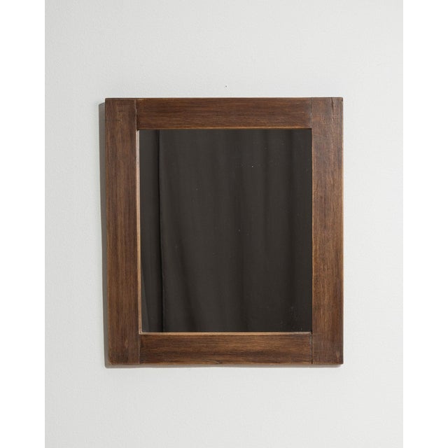 19th Century France Tan Wood Mirror For Sale - Image 4 of 10