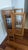 American Early 20th Century Bookcase With 3 Shelves, Doors With Leaded Glass Panels For Sale - Image 3 of 4
