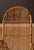 Wood Vintage Sculptural Franco Albini Style High Back Bamboo Rocking Chair For Sale - Image 7 of 18
