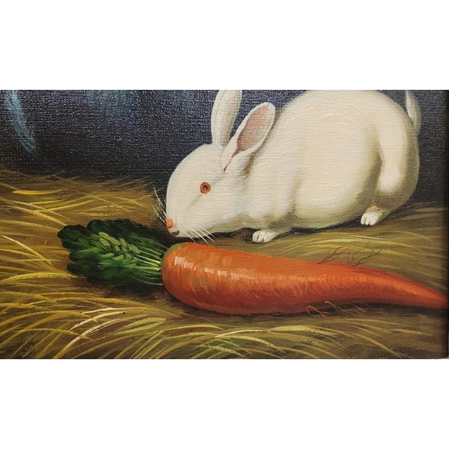 1980s Oil Painting After George Moreland by Chelsea House For Sale In Philadelphia - Image 6 of 10