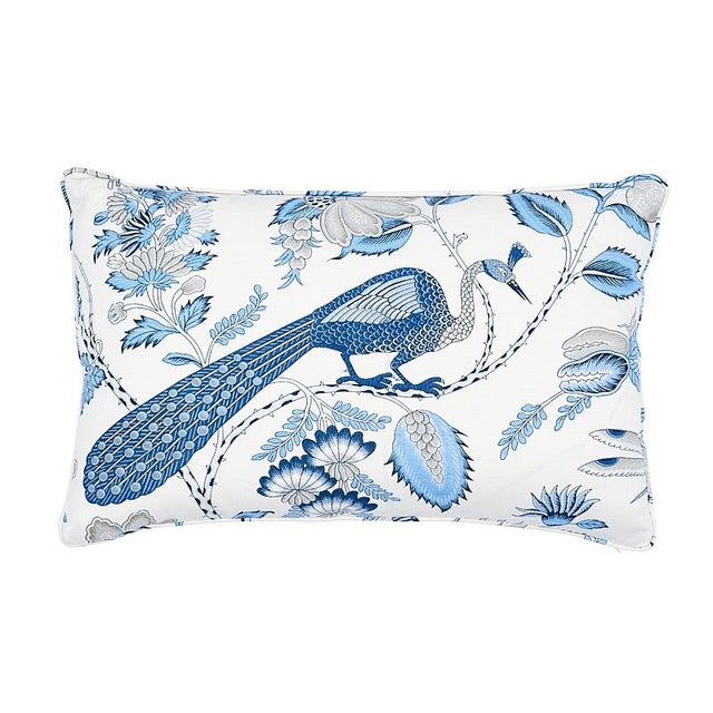 This pillow features Campagne (Item# 175952, CAMPAGNE FABRIC) with a Self-Welt finish. A lush, lively interpretation of a...