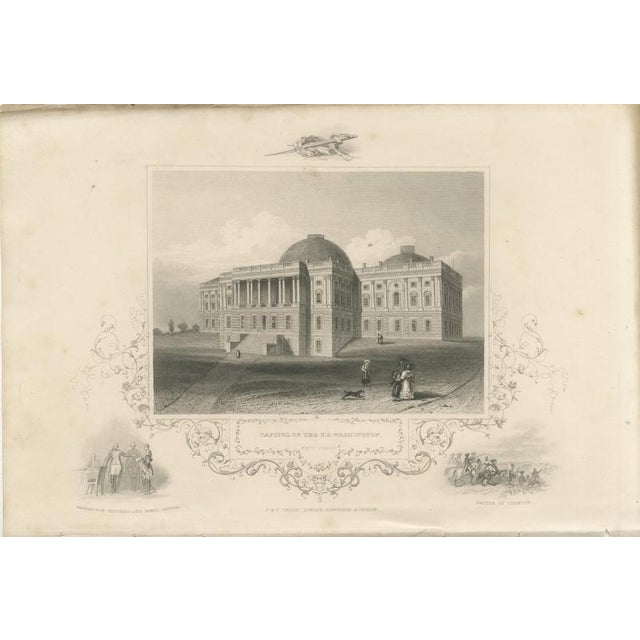 Capitol West Front, 1850, Paper For Sale - Image 3 of 8