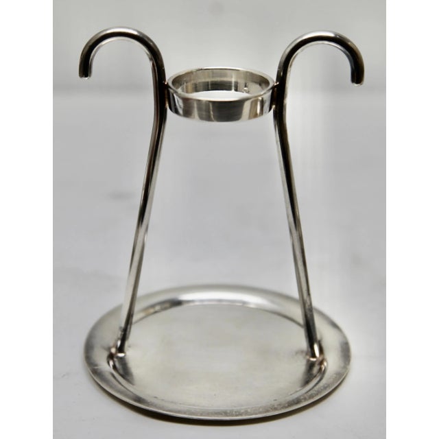 1950s Silver Plated Wine Bar Funnel For Sale - Image 5 of 15