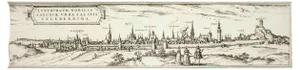 Luneburg, Map from ''Civitates Orbis Terrarum'' - by F.Hogenberg - 1575 1575