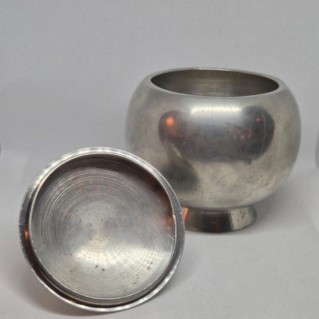 Swedish Grace Decorative Pewter Box by Harald Linder, Uppsala, 1933 For Sale - Image 11 of 12