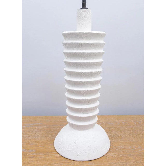 Not Yet Made - Made To Order Bespoke Plaster Luc Lamps - a Pair For Sale - Image 5 of 10