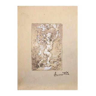 Louis Anquetin, Lovers, Mixed Media, Early 20th Century For Sale