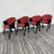 Modern Chairs in Lacquered Wood and Fabric from Pozzi & Verga, 1970s, Set of 4 For Sale - Image 12 of 18