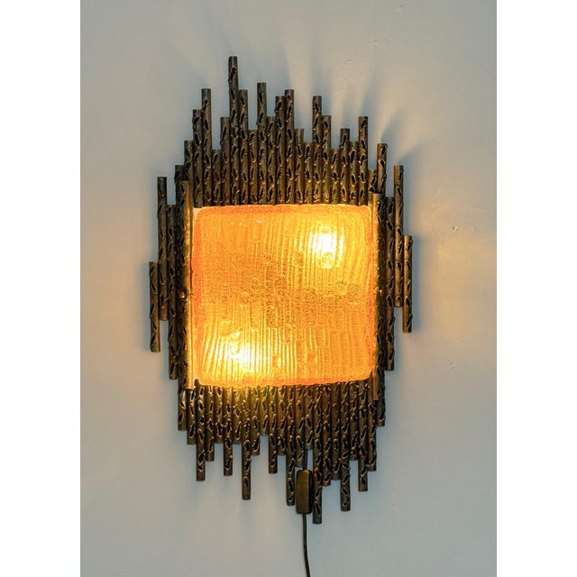 1970s Brutalist Wall Lamp by Marcello Fantoni, Italy, 1970s For Sale - Image 5 of 18