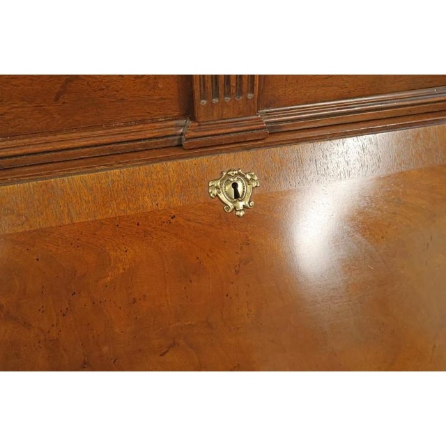 1990 Baker Furniture Stately Homes Mahogany Georgian Style Drop Secretary Desk For Sale - Image 16 of 18