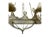 Vaughan Vaughan Round Painted Tole French-Inspired Circular Chandelier, White For Sale - Image 4 of 7