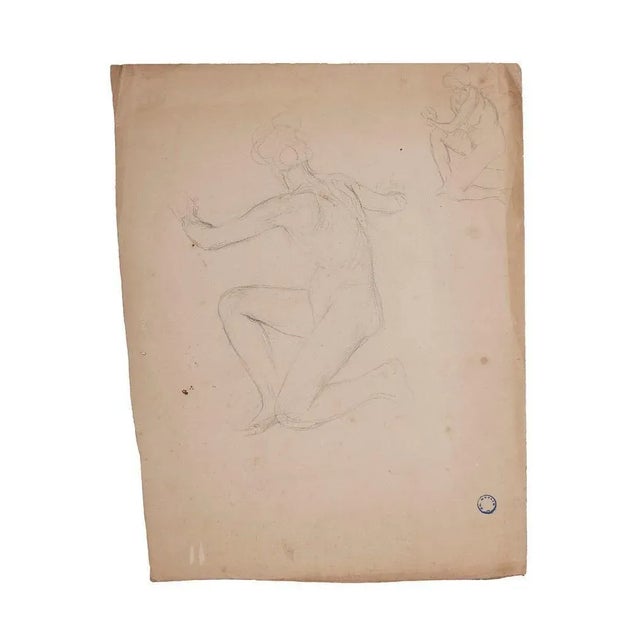 Figures of Women is an original pencil drawing realized by Charles Lucien Moulin in the early 20th Century. Good...