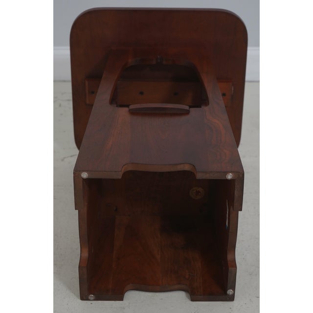 Stickley Charles Limbert Design Cherry Pagoda Table For Sale - Image 11 of 12