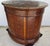 Henredon Style Mahogany & Marble Drum Center Side Bedside Table For Sale - Image 9 of 13