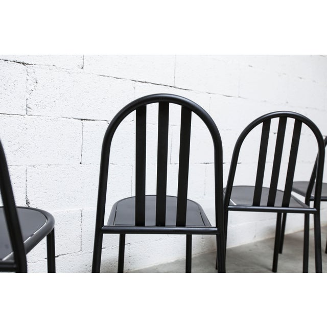 222 Model Chairs by Robert Mallet Stevens, 1980, Set of 6 For Sale - Image 10 of 18
