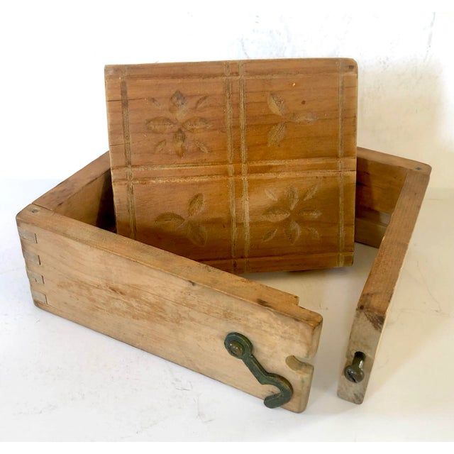 Likely used for molding butter, but so many more uses! Think shortbread, rice, ...the ideas are endless. Hand crafted and...