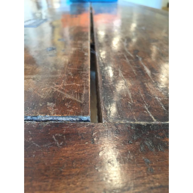 Wood 1810 Baroque Refectory Table For Sale - Image 7 of 10