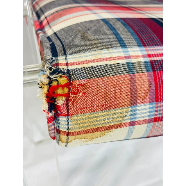 His & Hers Lucite Armchairs by Charles Hollis Jones, Signed & Dated 1972 For Sale - Image 11 of 18