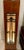 1940s Art Deco Mahogany Lighted Column, French Rod Iron Frosted Glass and Mahogany Wood Lighted Pedestal For Sale - Image 9 of 12