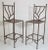Spanish Wrought Iron Barstools with Back - Set of 6 For Sale - Image 10 of 13