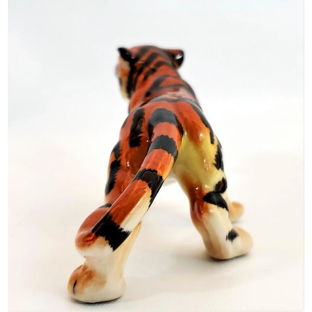 Figurine Porcelain Tiger For Sale - Image 12 of 13