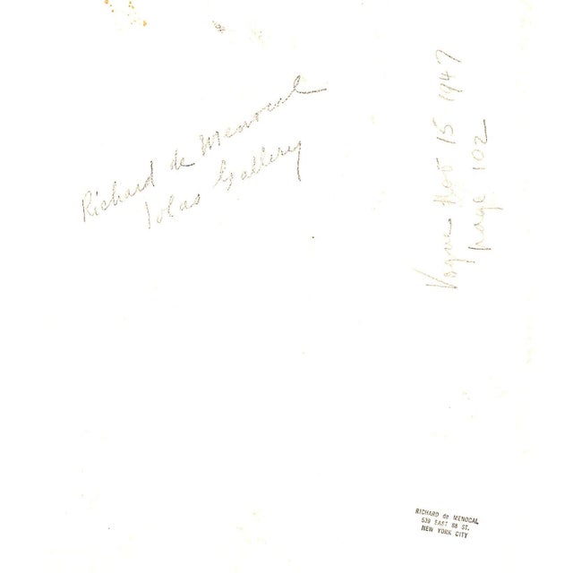 Pencil signed w/ artist stamp on verso 539 East 88 St. New York City Lolas Gallery De Menocal (1919-1995) graduated from...