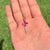 Art Deco 1.02ct Heirloom Ruby Flower Key Pendant With Diamond in 14k Yellow Gold For Sale - Image 3 of 13