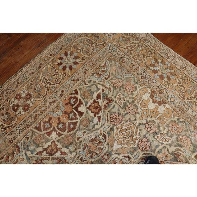 Early 20th Century Zabihi Collection Spectacular Large Scale Neutral Persian Oversize Bakhtiari Rug - 6'6" x 20' For Sale - Image 10 of 12