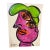 1970s Peter Keil Original Cubist Portrait Painting For Sale