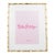 Lilly Pulitzer 5" X 7" Gold Bamboo Picture Frame For Sale