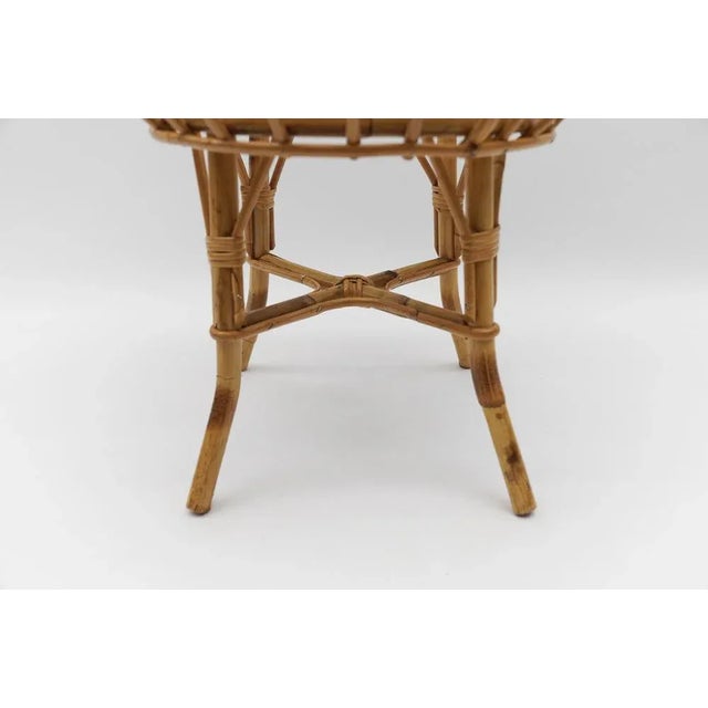 Bamboo Stool by Franco Albini, Italy, 1950s For Sale - Image 6 of 7