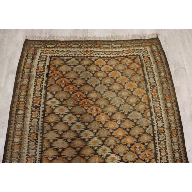 1920s Caucasian Kilim Rug, 1920s For Sale - Image 5 of 18