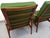 Vintage Scandinavian Chairs in Teak and Green Fabric, 1960s, Set of 2 For Sale - Image 18 of 18