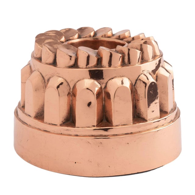 English Copper “coin” Bundt Mold With Tin Lining, 1800's For Sale - Image 4 of 10