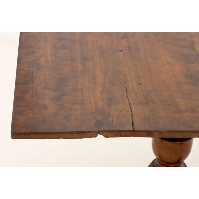 Brown American Walnut Tilt-Top Tripod Table, 19th Century For Sale - Image 8 of 10