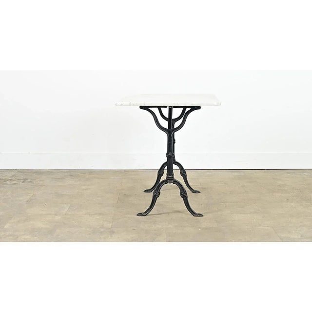 Late 19th Century French19th Century Bistro Table With Marble Top For Sale - Image 5 of 10