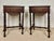 Brown Pair of Spanish Barley Twist Nightstands, 1940s For Sale - Image 8 of 14