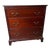 Early 20th Century Chippendale Style Mahogany Bachelor’s Chest of Drawers. For Sale