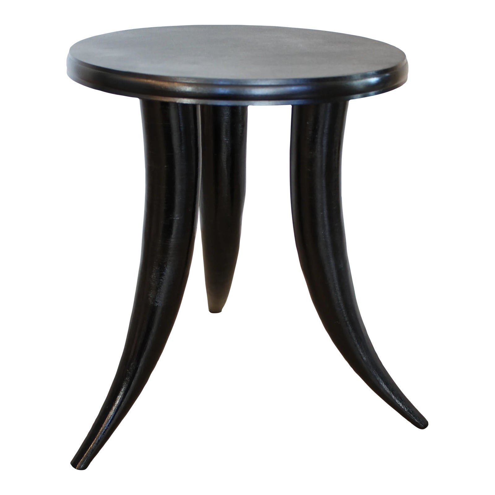 MidCentury Horn Shaped Occasional Side Table Chairish