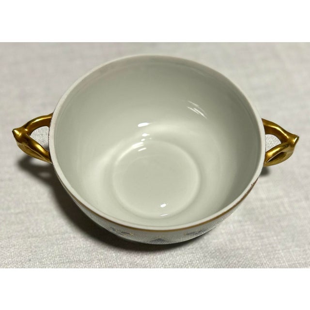 Late 19th Century Late 19th Century Sèvres Antique Lidded Bowl With Plate For Sale - Image 5 of 9