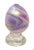 Mid 20th Century Mid 20th Century Art Glass Eggs- Set of 2 For Sale - Image 5 of 13