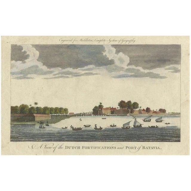 Charles Theodore Middleton, View of the Dutch Fortifications and Port of Batavia, Now Jakarta, 1778, Print For Sale - Image 10 of 10