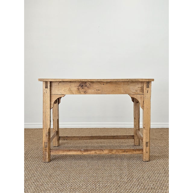 19th Century English Pine Farmhouse Table / Writing Desk, Circa 1870 For Sale - Image 12 of 15