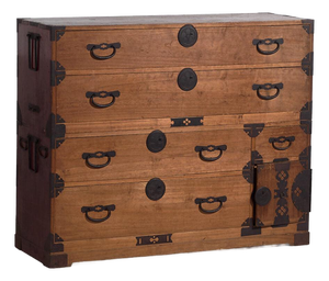 Antique Japanese Tansu in Wood