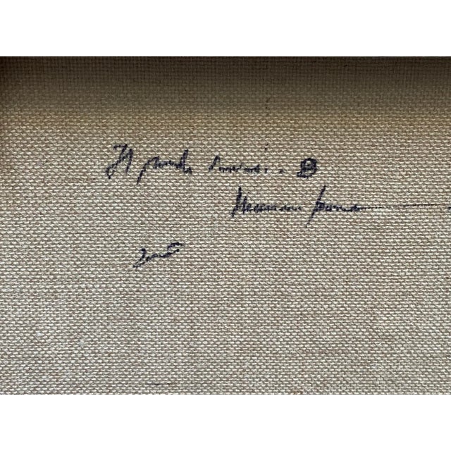 The Great Winter AM 8, Italian Abstract, Oil on Canvas Painting, Massimo D'Orta For Sale - Image 7 of 8